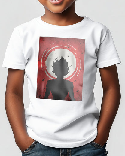 Black Goku - One Piece Silhouette Blood Moon Red - @GreyArt