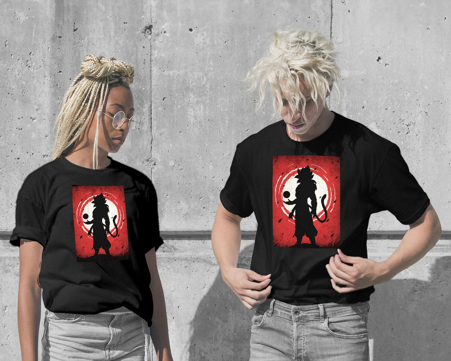 Super Saiyan Red Silhouette - Dragon Ball - @GreyArt