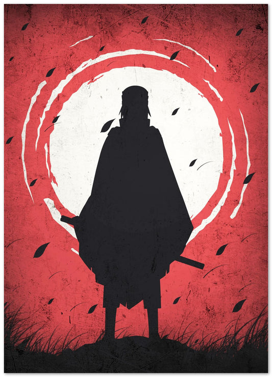 Sasuke Uchiha Silhouette - Naruto Shipuden - @GreyArt