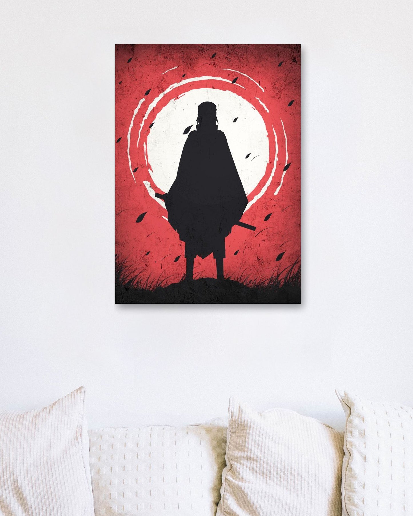 Sasuke Uchiha Silhouette - Naruto Shipuden - @GreyArt