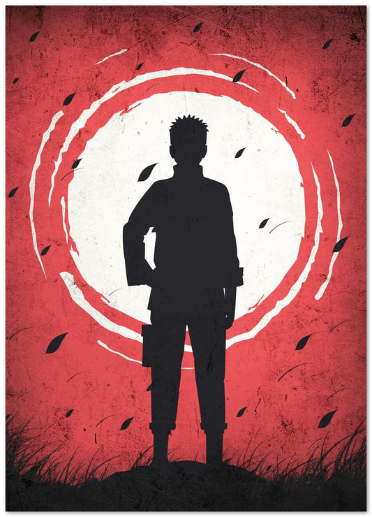 Naruto Uzumaki Silhouette - Naruto Shipuden 1 - @GreyArt