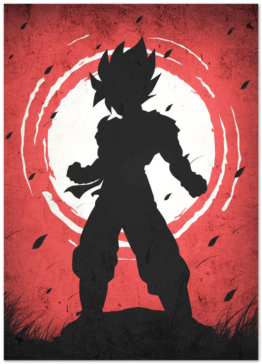 Son Goku Silhouette - Dragon Ball - @GreyArt