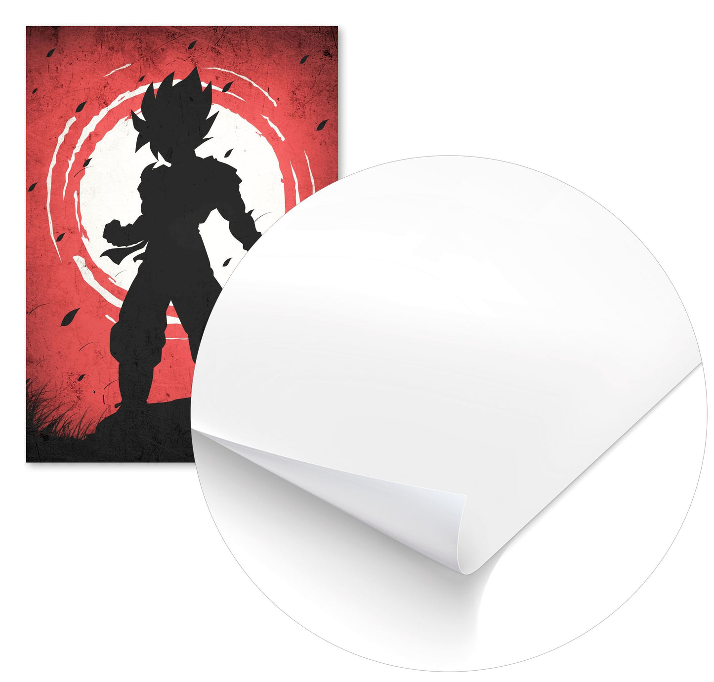 Son Goku Silhouette - Dragon Ball - @GreyArt