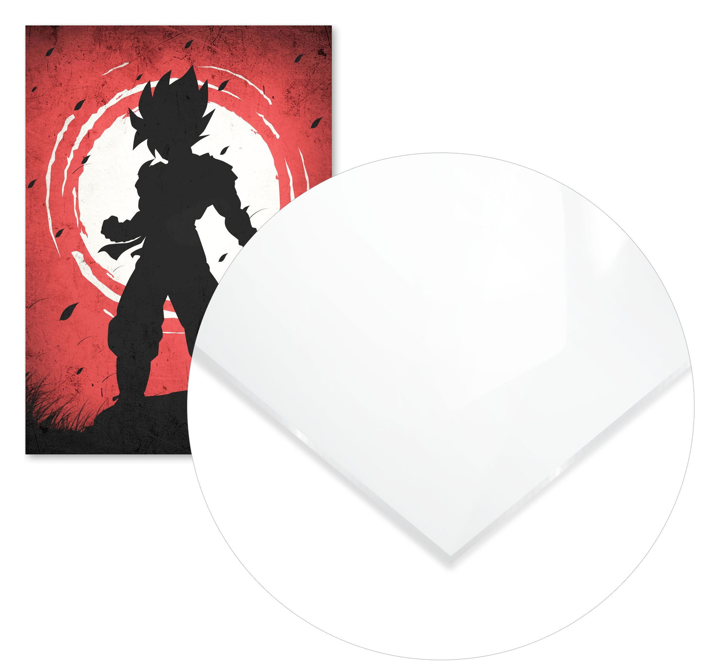 Son Goku Silhouette - Dragon Ball - @GreyArt