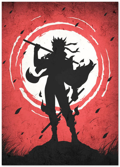 Naruto Uzumaki Silhouette - Naruto Shipuden 2 - @GreyArt