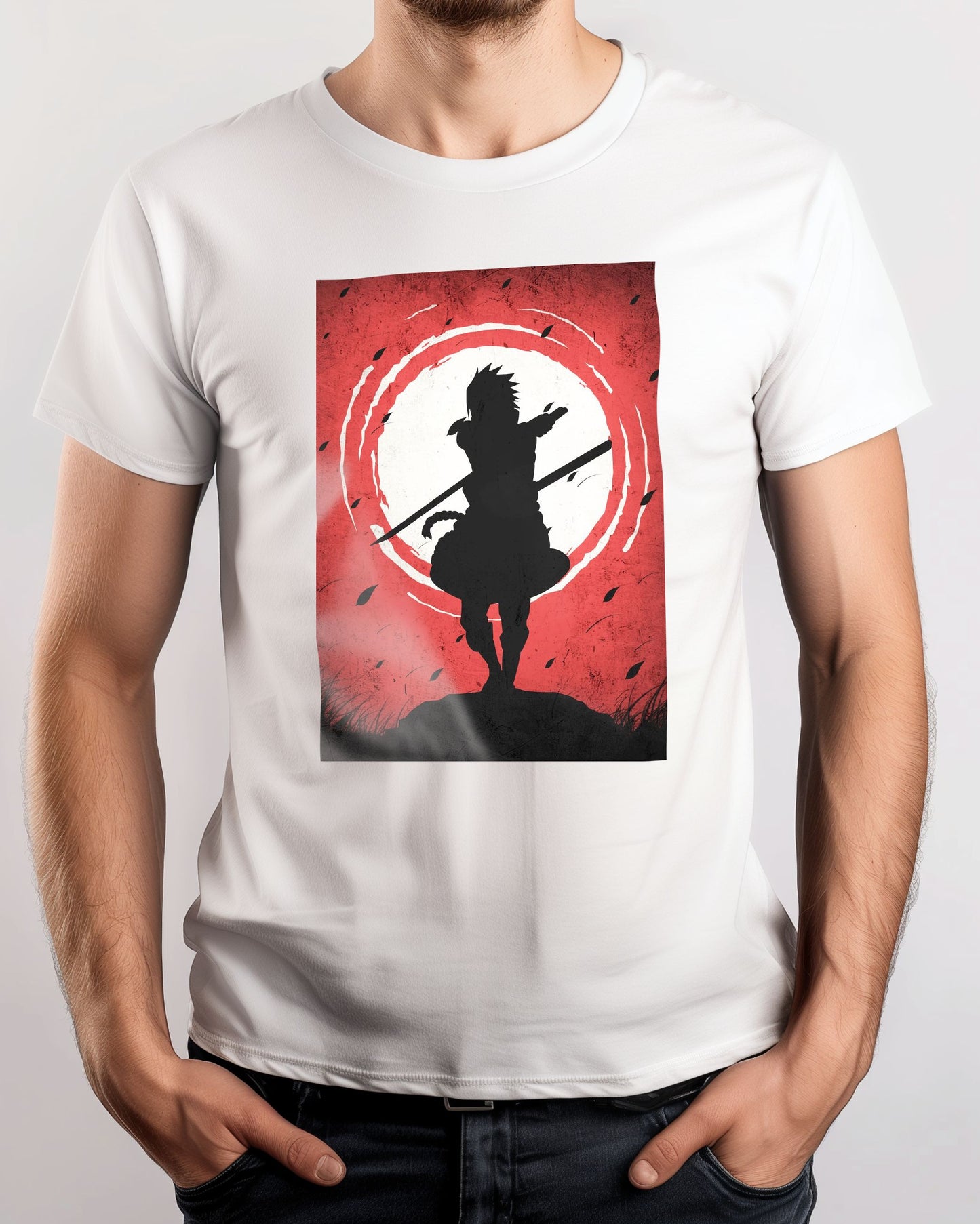 Sasuke Uchiha Silhouette - Naruto Shipuden 1 - @GreyArt