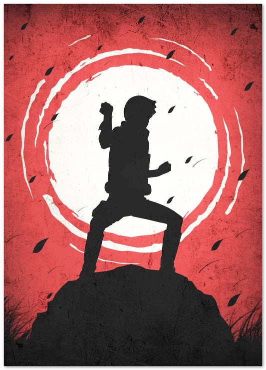 Rock Lee Silhouette - Naruto Shipuden - @GreyArt