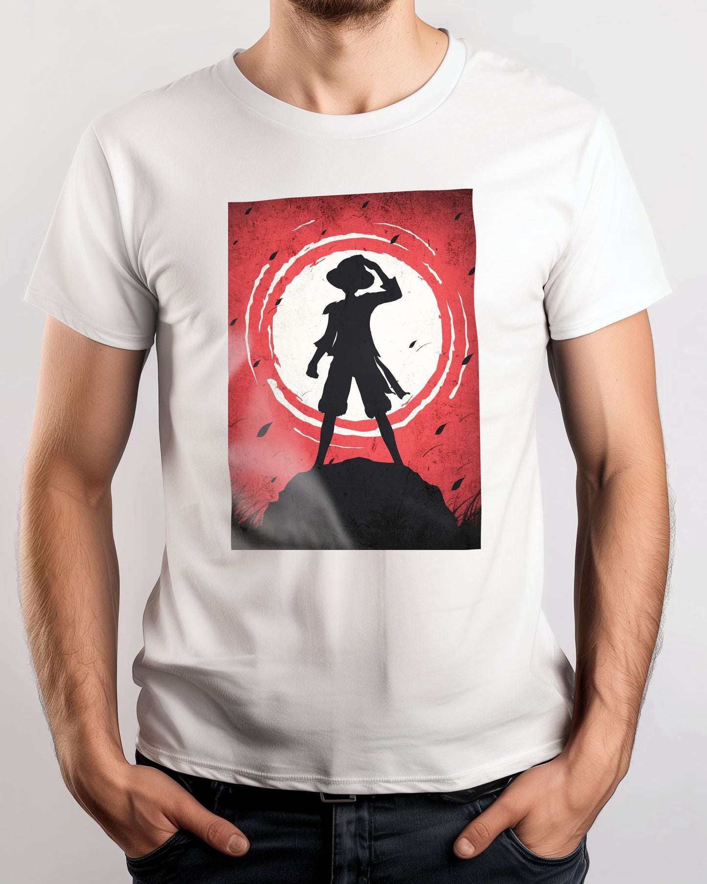 Monkey D. Luffy Silhouette - One Piece - @GreyArt