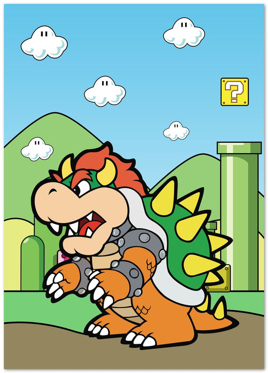 Fire Dragon - Super Mario Game - @GreyArt