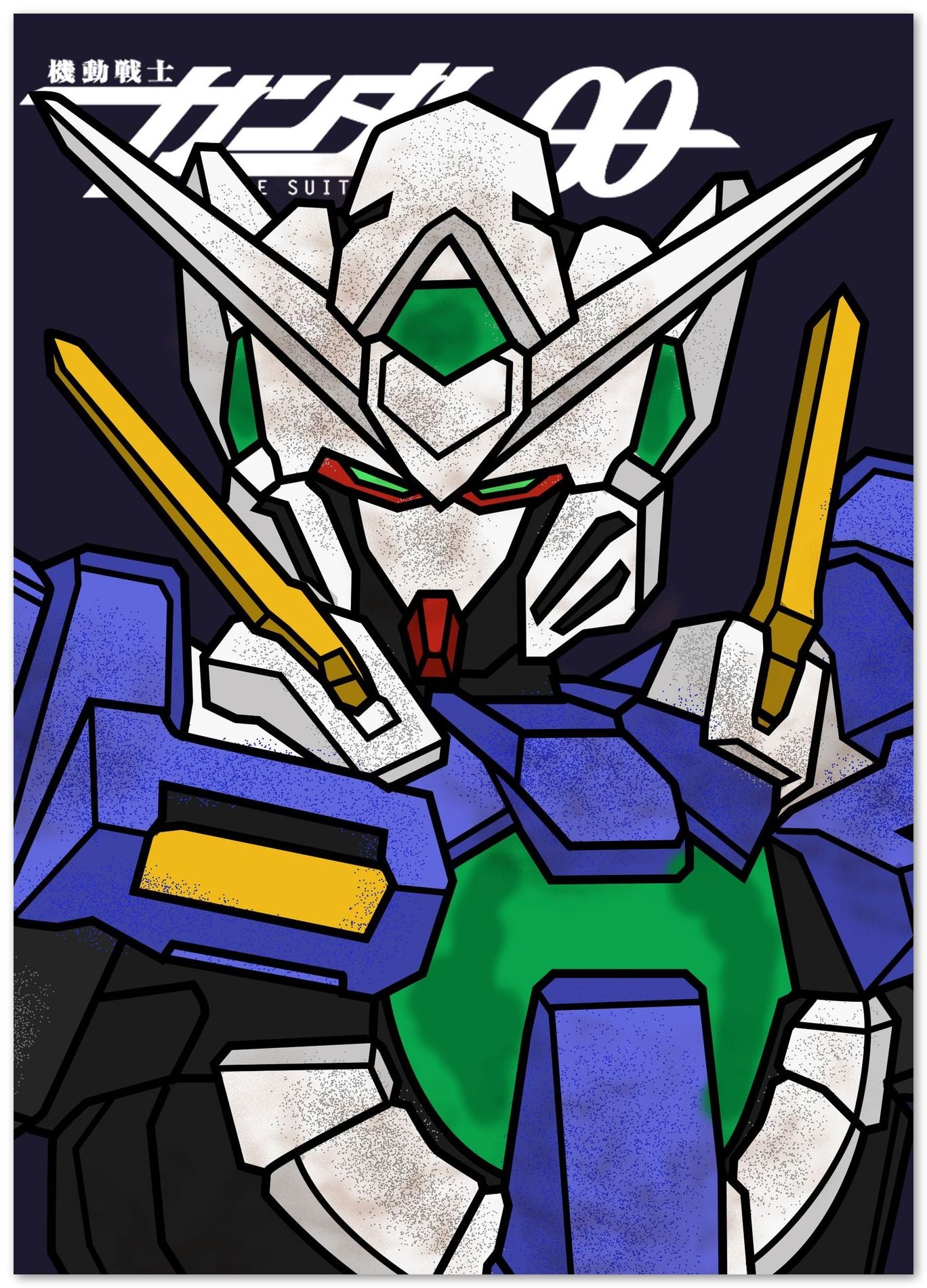 Gundam Exia - @CoretanVector