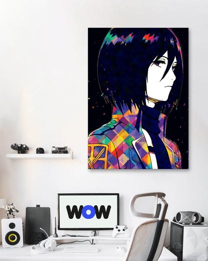 Mikasa Ackerman - @ColorfulArt