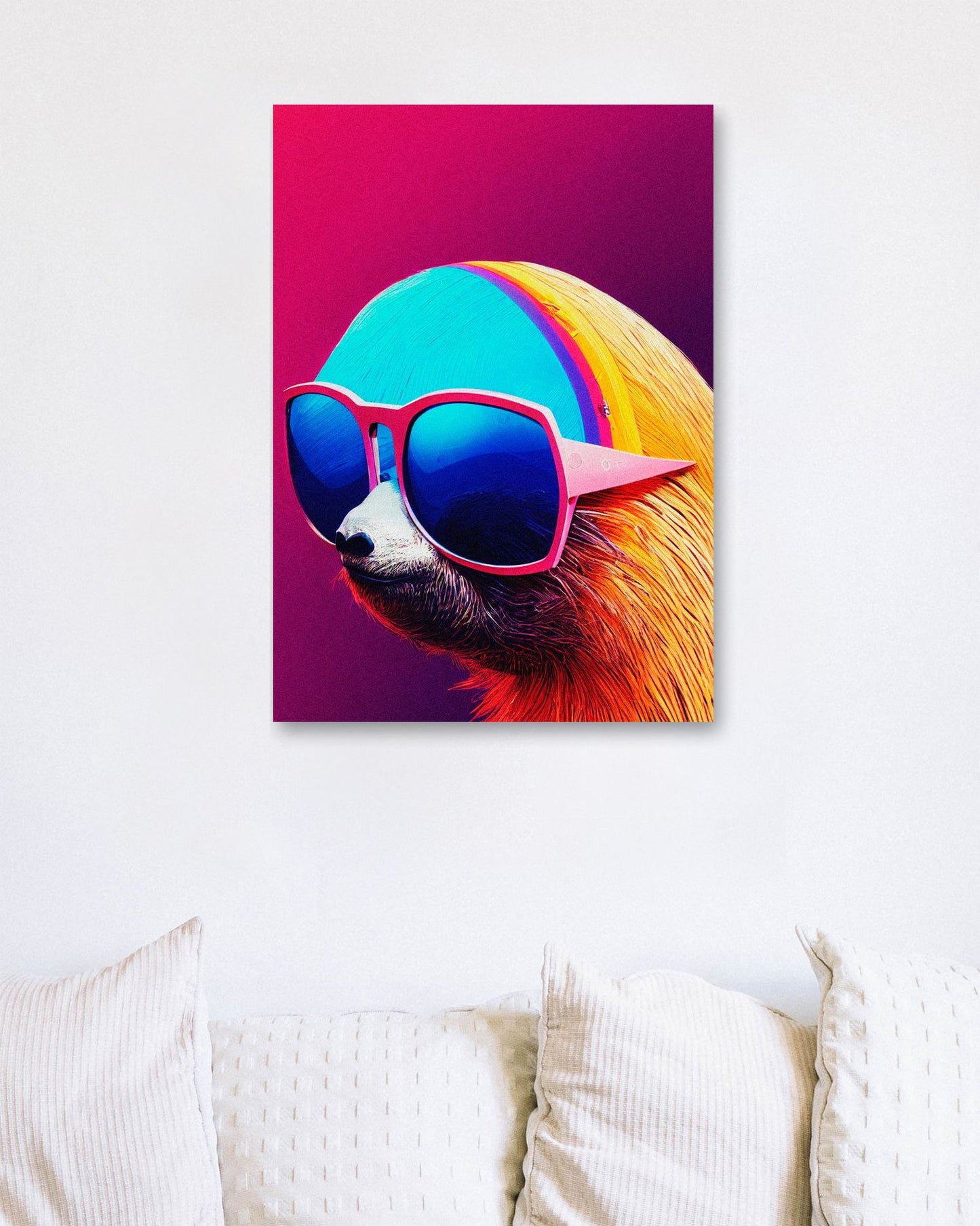 Retro nursry animal Cute Adorable SLoth  - @Artnesia