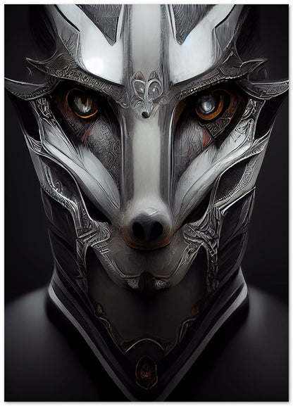 Anthropomorphic Adorable Wolf Knight  - @Artnesia