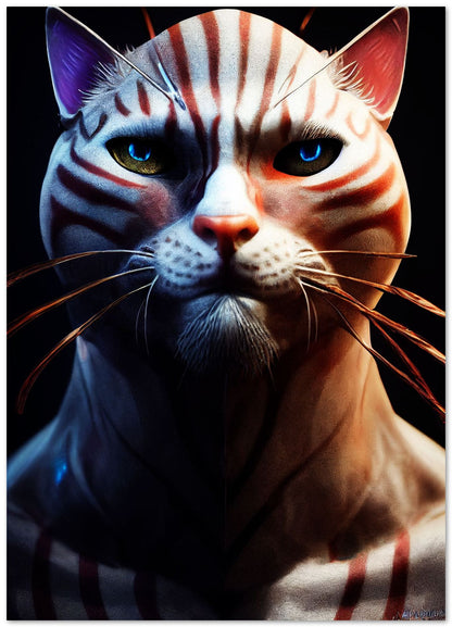 Cat Kratos anthropomorpic 3D Cat - @Artnesia