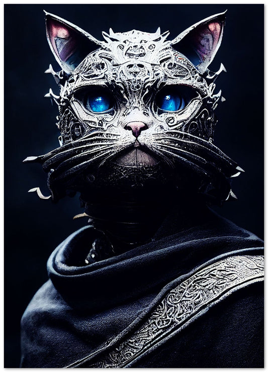 Majestic Cat Knight - @Artnesia