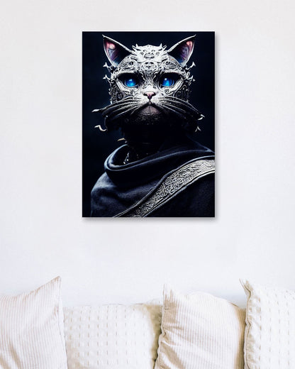 Majestic Cat Knight - @Artnesia