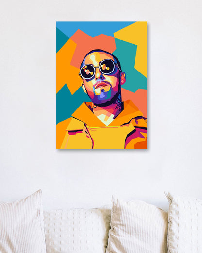 Mac Miller Wpap Pop Art - @AzlanXavier