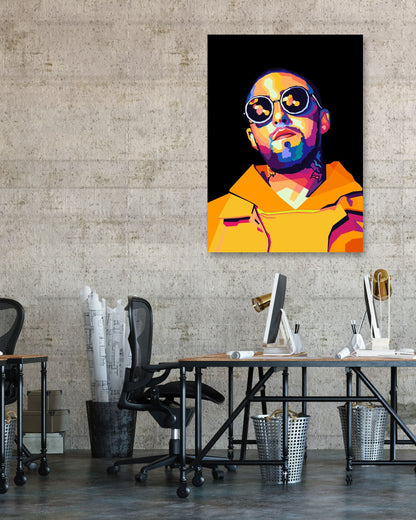 Mac Miller In Wpap Pop Art - @AzlanXavier