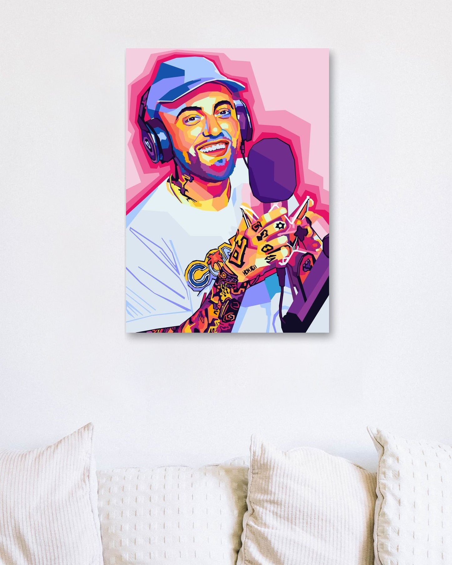 Mac Miller In Wpap Pop Art - @AzlanXavier