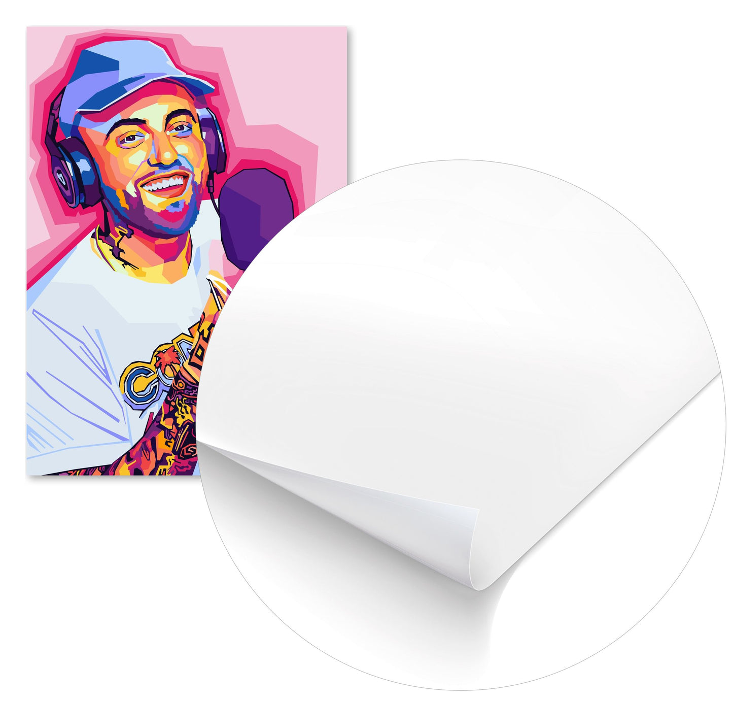 Mac Miller In Wpap Pop Art - @AzlanXavier