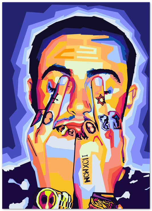 Mac Miller In Wpap - @AzlanXavier