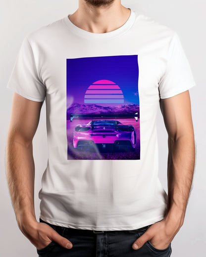 Car Retro Synthwave Sun 3 - @MiracleCreative