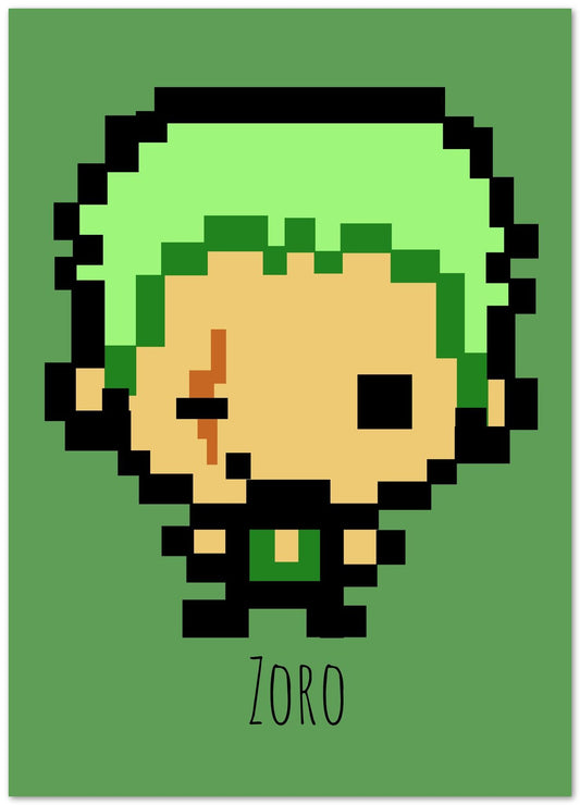 zoro onepiece pixel - @msheltyan