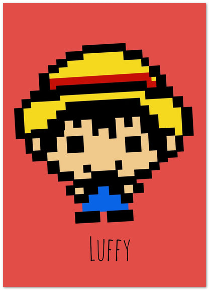 luffy onepiece pixel - @msheltyan