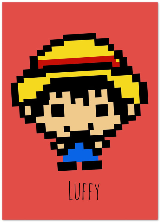 luffy onepiece pixel - @msheltyan