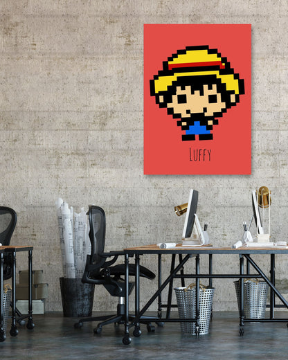 luffy onepiece pixel - @msheltyan