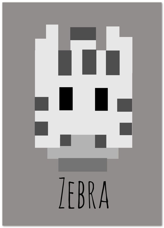 zebra animal pixel - @msheltyan