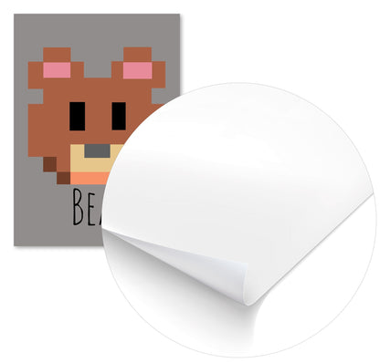 Bear animal pixel - @msheltyan