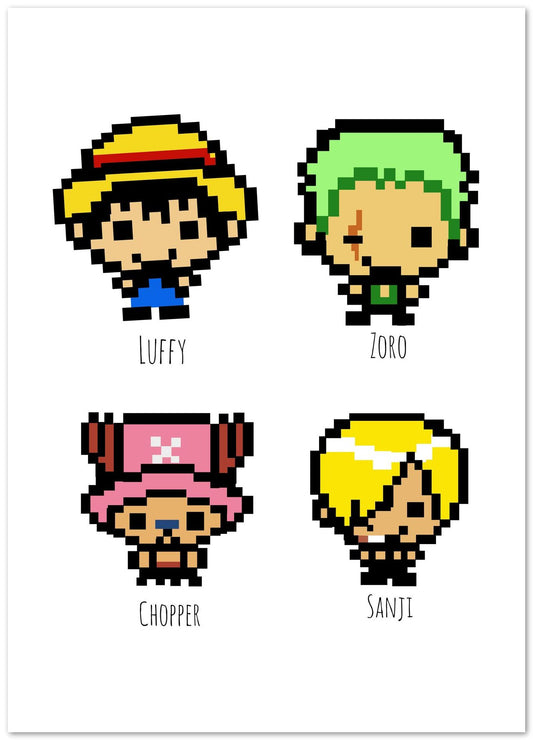 onepiece pixel art - @msheltyan