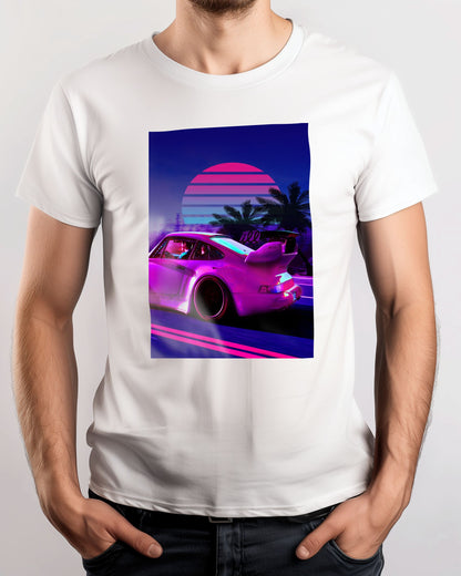 Car Retro Synthwave Sun 4 - @MiracleCreative