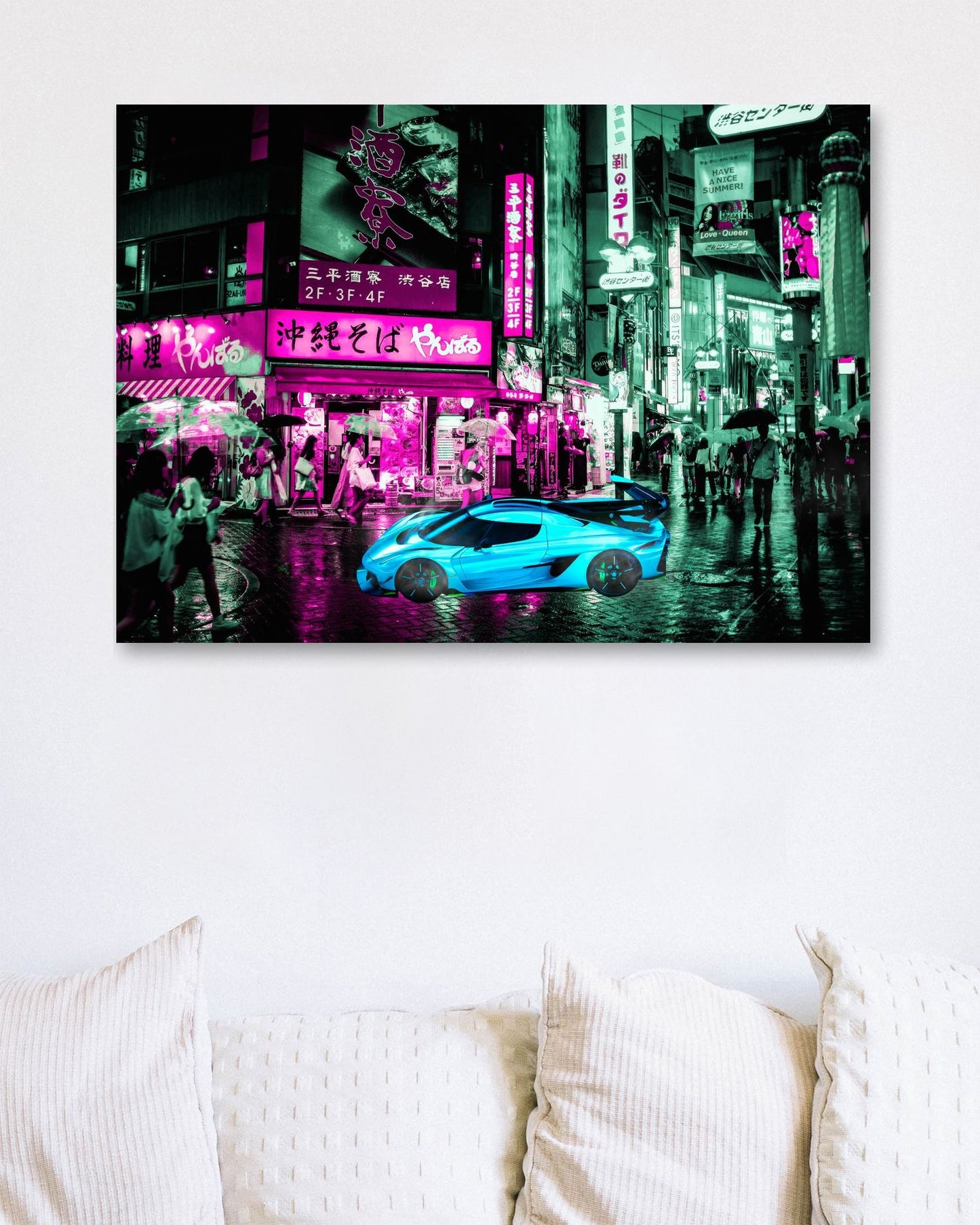 Tokyo Car Retro Synthwave 4 - @MiracleCreative