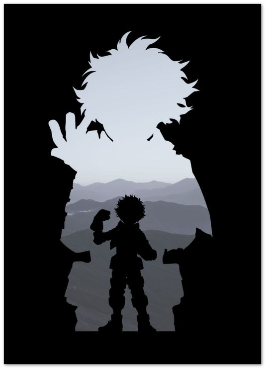 Izuku Midoriya Silhouette - @VickyHanggara