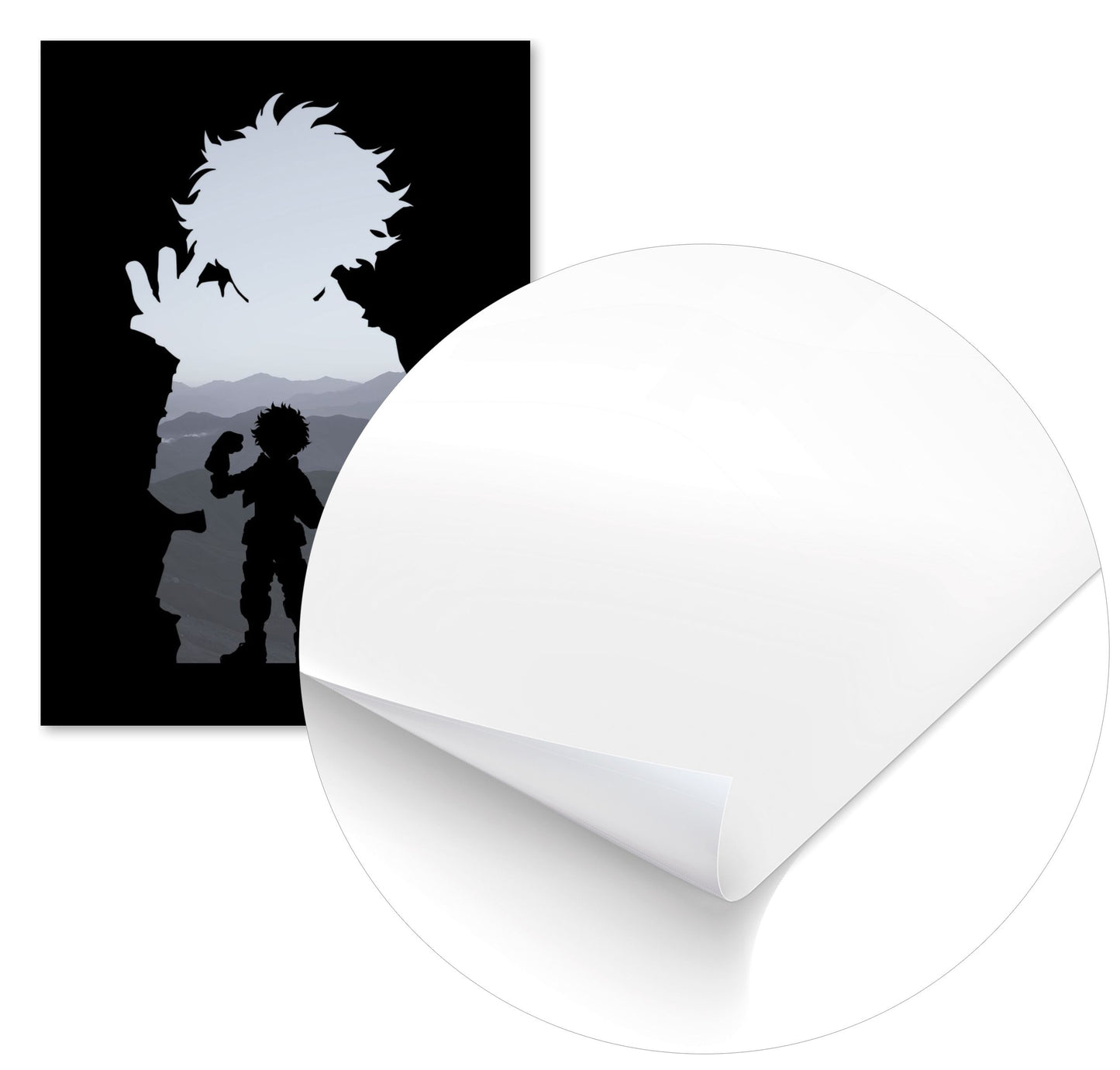 Izuku Midoriya Silhouette - @VickyHanggara