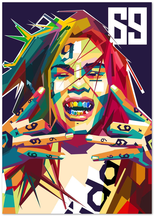 6ix9ine - @fillart