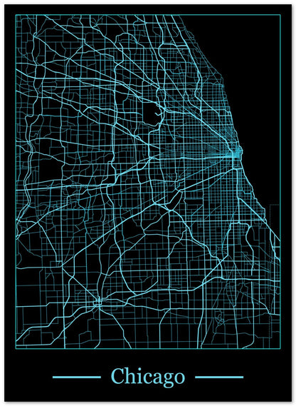 Chicago maps art - @SanDee15