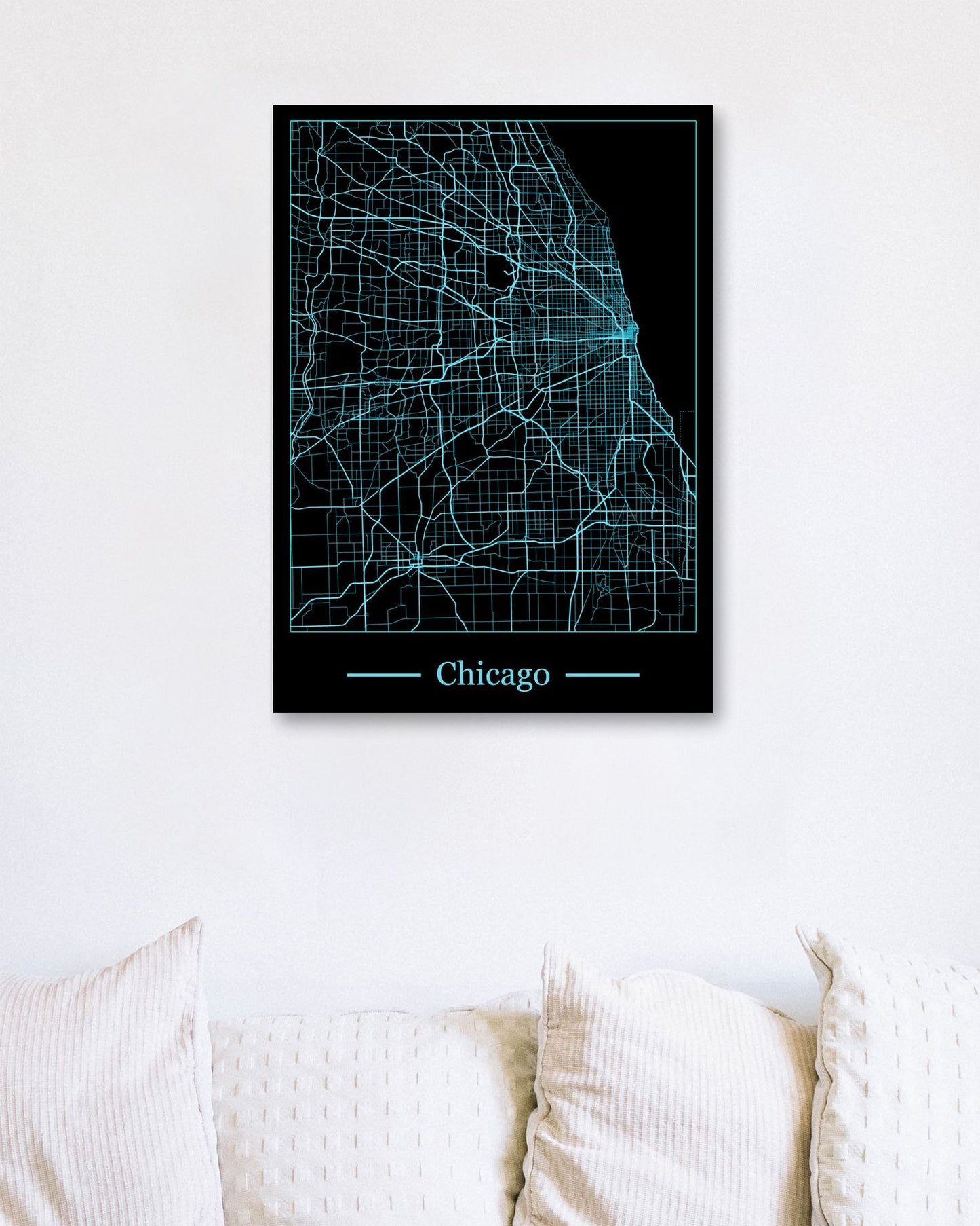 Chicago maps art - @SanDee15