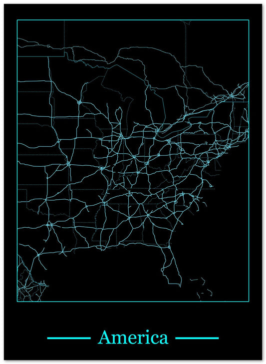 America maps art - @SanDee15