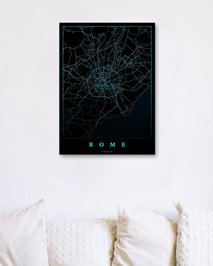 Rome maps art - @SanDee15