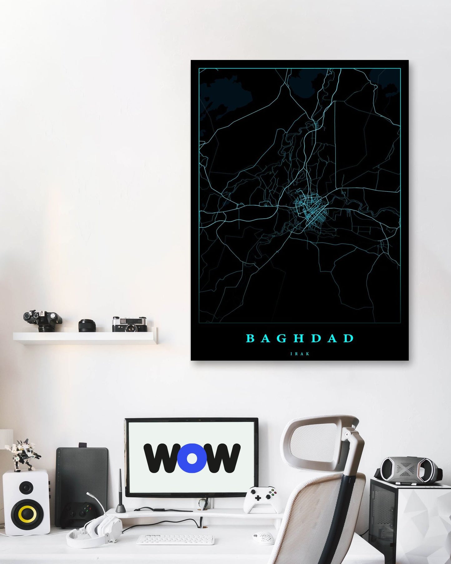 Baghdad iraq maps art - @SanDee15