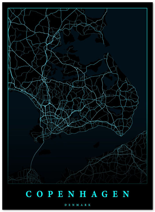 Copenhagen maps art - @SanDee15