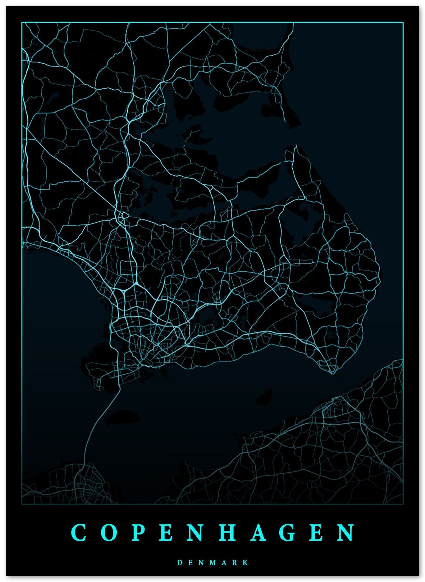 Copenhagen maps art - @SanDee15