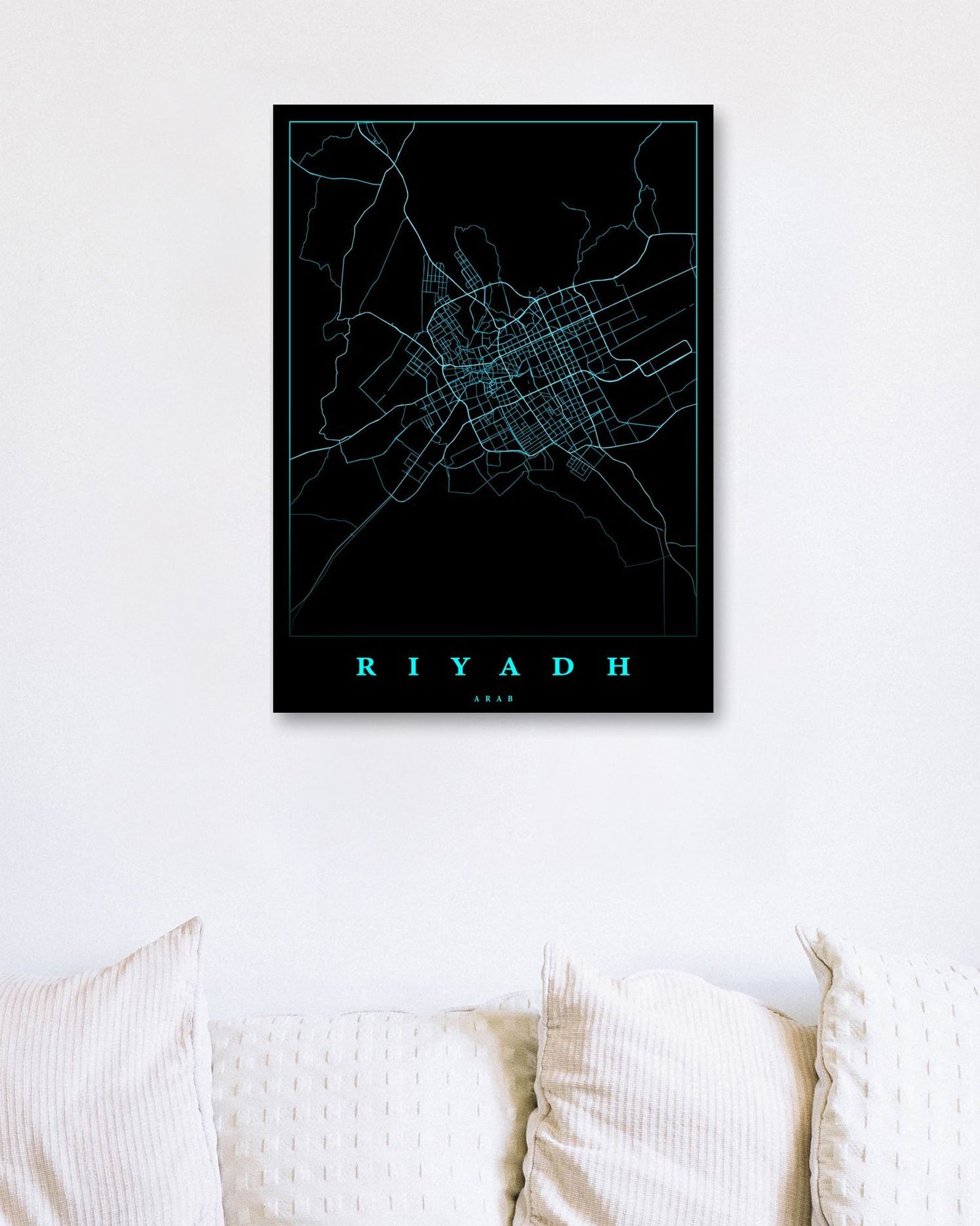 Riyadh maps art - @SanDee15