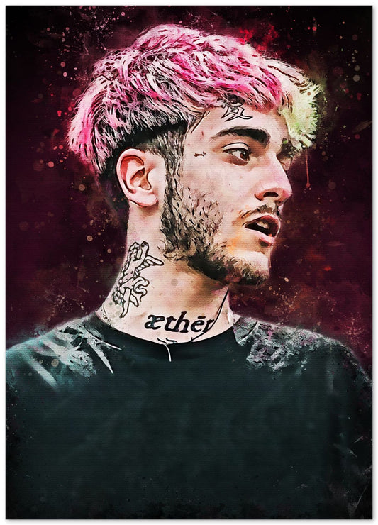 Splatter Lil Peep - @4147_design