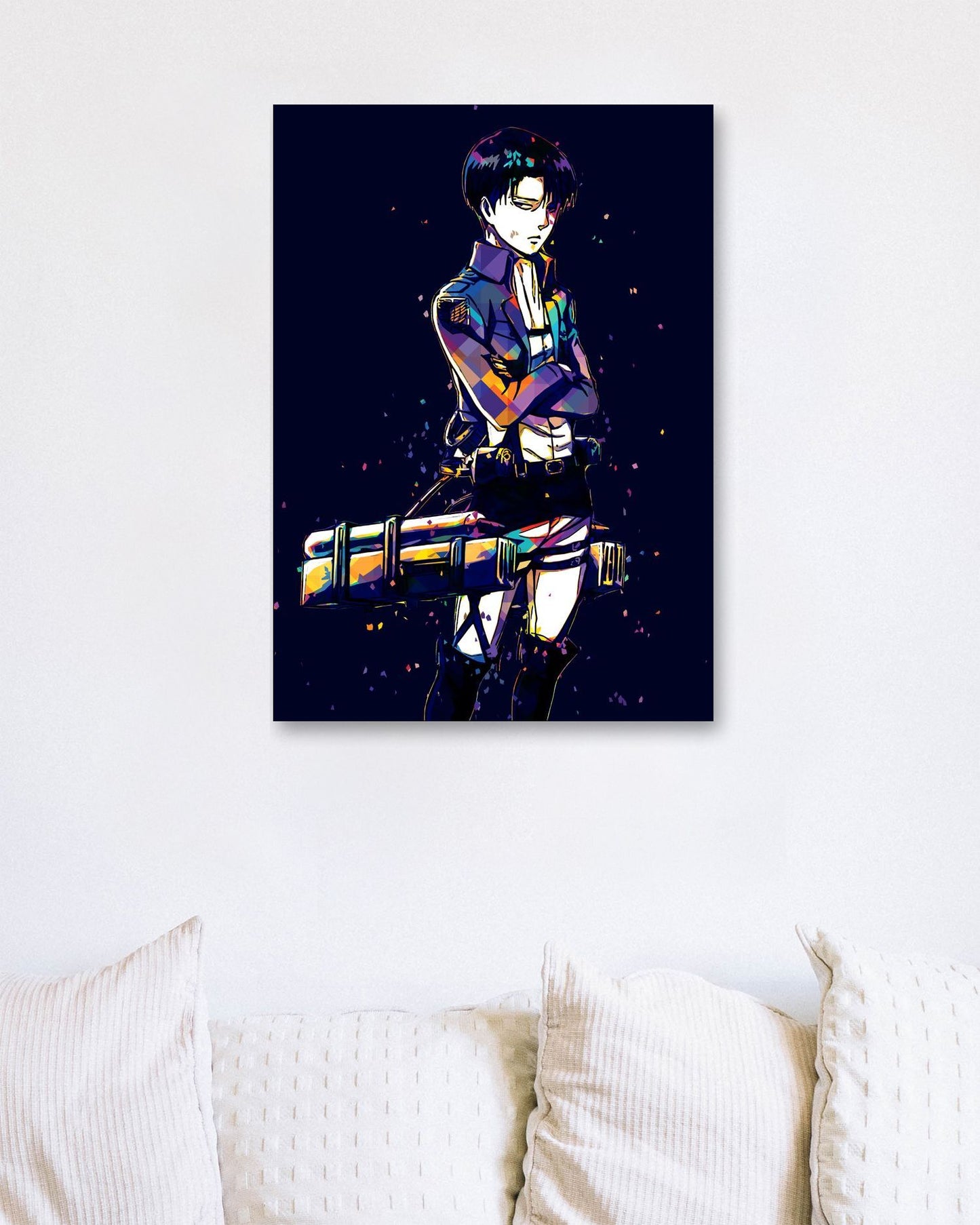 levi ackerman anime poster 6 - @ColorfulArt