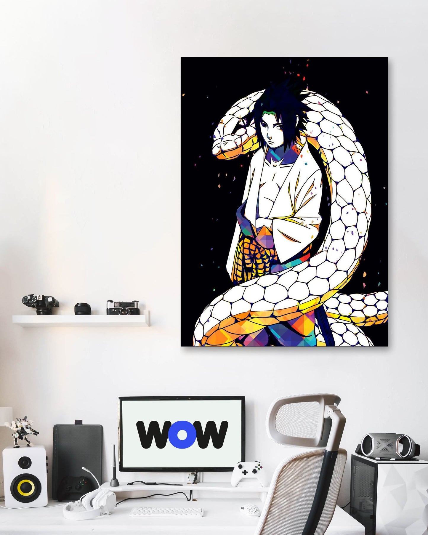 Sasuke anime poster  - @ColorfulArt