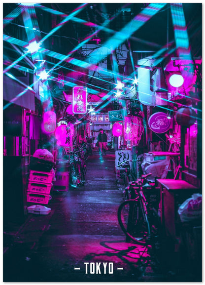 Tokyo Street Aesthetic Neon - @MiracleCreative